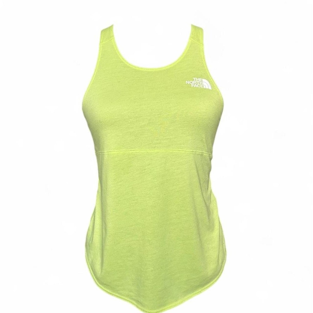 The North Face Girls Large 14/16 Lime Neon Green Strappy Criss Cross Tank Top